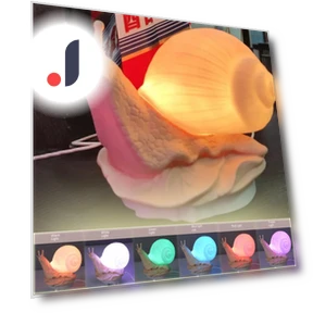 RGB Snail Night Light — Lamps & Shades, Elegant Living House