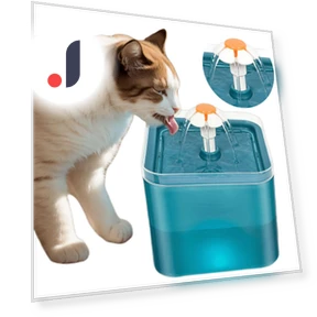 Silent Wireless Pet Fountain with Automatic Sensor — Fountains, Vinde Home
