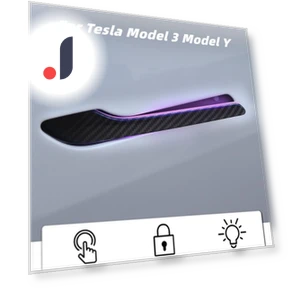 Smart Door Handle Sensor with Welcome Light — Car Door Entry Guard, A Surname Home