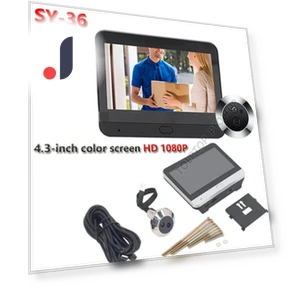 Smart Door Viewer with Night Vision Camera — Smart Home Security, World Auto Parts