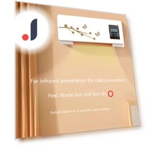 Smart Electric Heater with Remote Control — Portable Heating Solutions, Lntelligent Living Hall