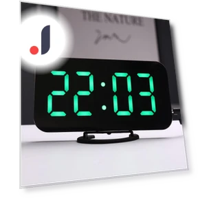 Smart LED Digital Alarm Clock — Alarm, Wrigleys