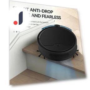 Smart Vacuum Cleaner with Remote Control App — Smart Cleaning Robots, Modern Home Furnishing