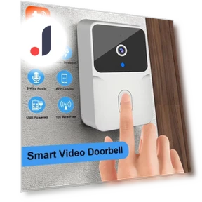 Smart WiFi Doorbell with Wireless Camera — Smart Home Security, YJMP