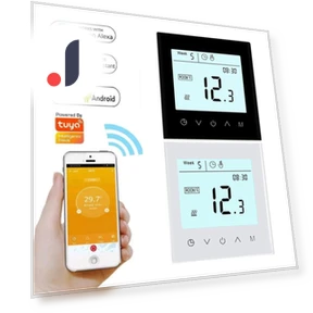 Smart WiFi Thermostat for Electric Heating — Home Climate Control, Minco Thermostatic