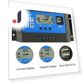 Solar Charge Controller — Power Management, Elegant Living House
