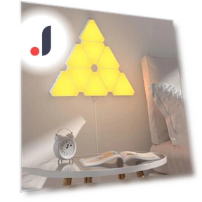 Triangular Quantum LED Lamp RGB Wall Light — Creative Lighting Solutions, Wrigleys