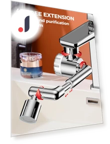 Universal Rotating Robotic Arm Faucet Extender — Aerators, GYROBALL