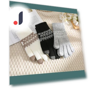 Winter Warm Wool Knitted Touchscreen Gloves — Cold Weather Gloves, Popularity-Sun home