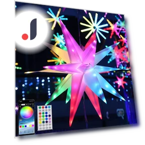 3D Moravian Star Light — Tree Toppers, Super Dream Home