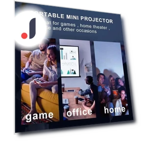 4K Mini Projector — Home Theater Projectors, Cozy Cottage-Relax