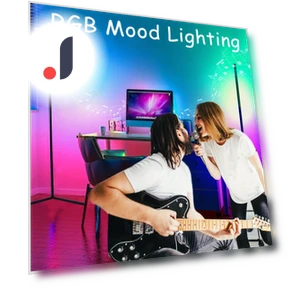 Adjustable Smart Bluetooth RGB LED Mood Floor Lamp — Standing Lights, OFFICE-MALL