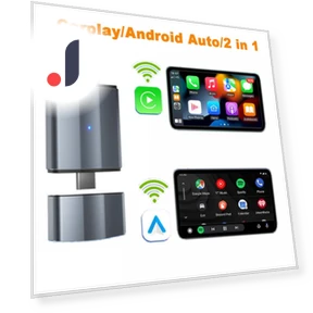 AI BOX 2in1 Wireless Carplay and Android Auto Adapter — Car Essentials, RuJia Home Decor