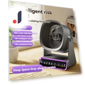 AI Intelligent Risk Control Air Circulation Fan — Stand Fans, DC-HOME-4