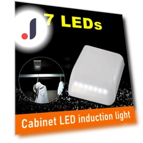 Auto 7 LED PIR Induction Closet Lamp — Tap Lights, Good Household Items