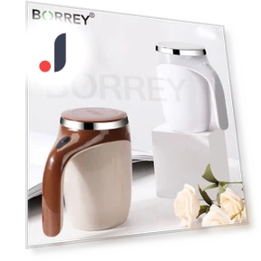Automatic Self-Stirring Coffee Mug — Beverage Warmers, BORREY