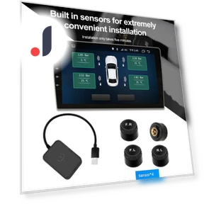 Automotive Tire Pressure Monitoring System with Mobile Display — TPMS Sensor Replacements, 888 Auto Parts Town