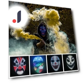 Bluetooth LED Halloween Mask — Masks, GYROBALL