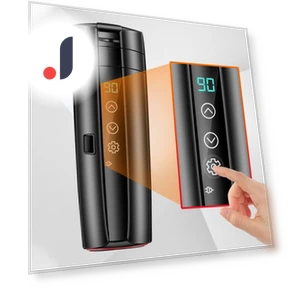 Car Heating Cup with Smart Temperature Display — Beverage Warmers, HIMO Group