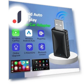 Carplay and Android Auto AI Box 2 in 1 Mini Adapter — Stereo Receivers, Explorer Outdoors