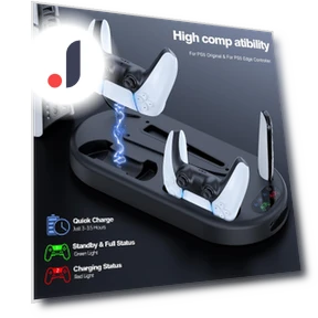 Cooling Station with Dual Controller Charging and Headset Holder — Accessories, Homedepot