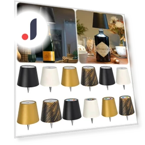Decorative Touch Dimming Wine Bottle Lamp — Creative Lighting Solutions, Cozy Cottage-Relax