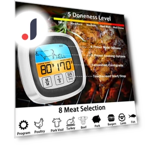 Digital Kitchen Thermometer with Touch Screen — Instant-Read, Build My Home