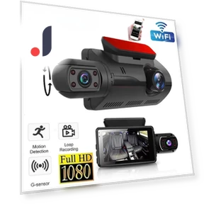 Dual Lens Car Dash Cam — Dashboard Cameras, GLOBUS