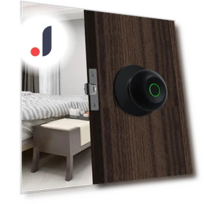 Electronic Biometric Door Handle — Locks, Home Furnishing Department Mall