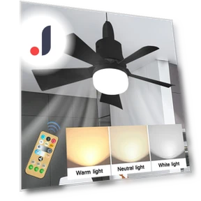 LED Ceiling Fan with Light and Remote Control — Ceiling Fan Lighting Solutions, Your Warm Home