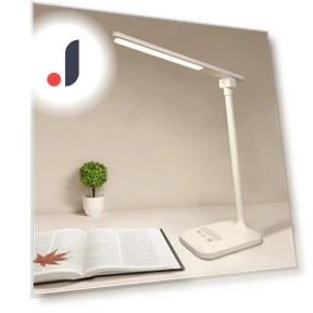LED Desk Lamp with Touch Night Light — Study & Desk Lighting, Build My Home