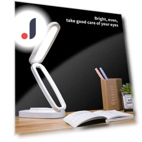 LED Foldable Desk Lamp with 3 Dimming Levels — Study & Desk Lighting, Build My Home