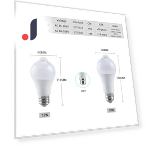 LED Motion Sensor Light Bulb — LED, Build My Home