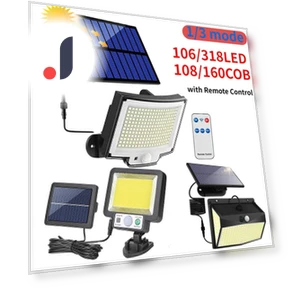 LED Solar Split Wall Lamp — Outdoor Security & Flood Lighting, Build My Home