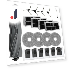 Main Side Brush, HEPA Filter, Mop Cloth, Dust Bags Spare Parts — Parts & Accessories, Serene Homes