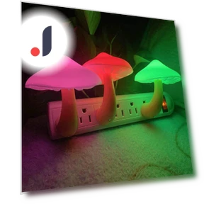 Mini LED Night Lights in Mushroom Shape — Night Lights, Cozy Cottage-Relax