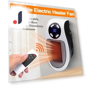 Mini Smart Wall Electric Heaters — Portable Heating Solutions, DC-HOME-4