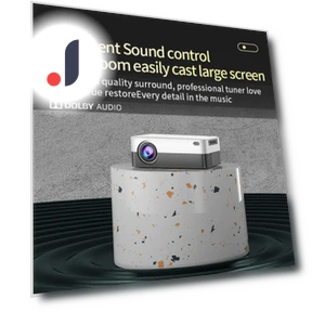 Mini WiFi BT 5G Smart Projector — Home Theater Projectors, Honor Electronics