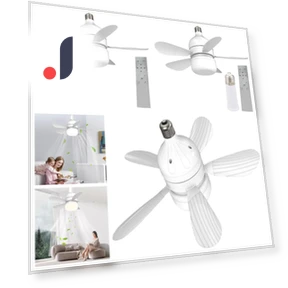Modern Ceiling Fan with LED Lighting and Remote Control — Ceiling Fan Lighting Solutions, Good Household Items
