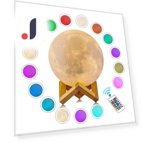 Moon Lamp — Night Lights, Zhou Yajin