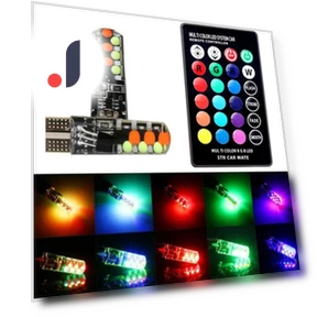 RGB LED Car Light with Remote Control — Light Kit, A Surname Home