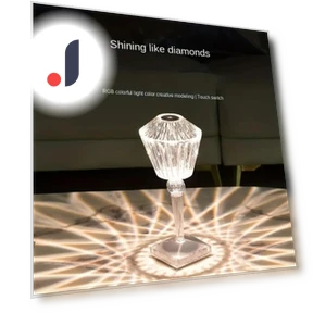 Rose Diamond Table Lamp — Standing Lights, Elegant Living House