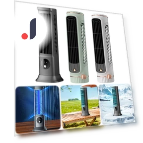 Silent Bladeless Fan with USB Charging — Portable Cooling Solutions, Good Household Items