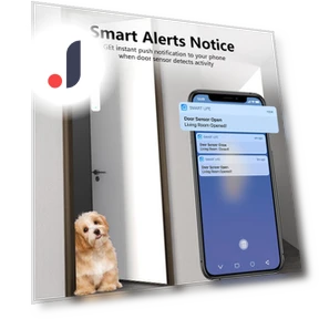 Smart Door Window Sensor — Smart Home Security, OFFICE-MALL