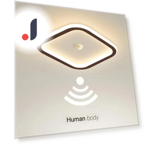 Smart LED Ceiling Light with Human Presence Sensor — Overhead Lighting, Good Household Items