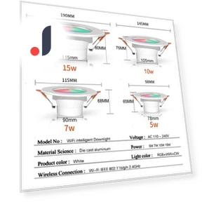 Smart LED Downlight — LED, Build My Home
