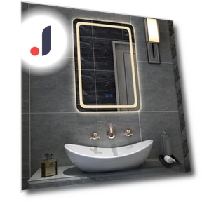 Smart LED Mirror with Bluetooth Speaker — Bathroom, Good Household Items