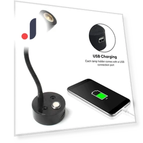 Smart Touch LED Reading Light — Reading Lights, Stone Home