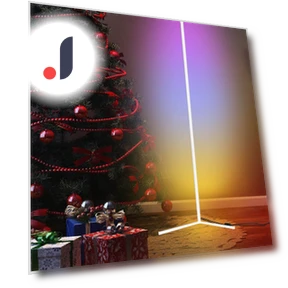 Smart Tuya Corner Floor Lamp — Standing Lights, OFFICE-MALL