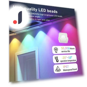 Smart WIFI RGBIC Cornice Light — Garden Illumination, Good Household Items